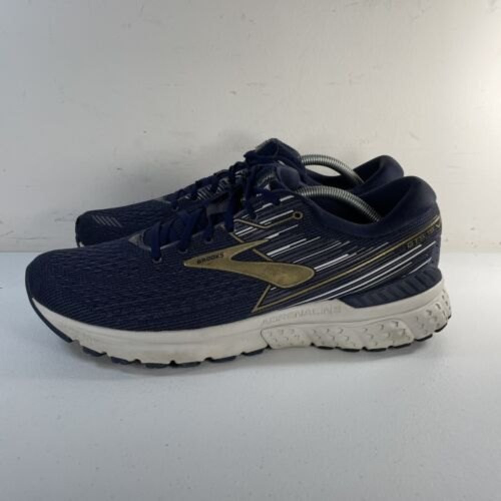 Brooks Adrenaline GTS 19 1102941D439 Running Shoe Men's Size 12D Navy